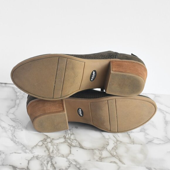 Dr Scholl's Dark Green Suede Better Bootie Size 8.5 - Picture 6 of 6